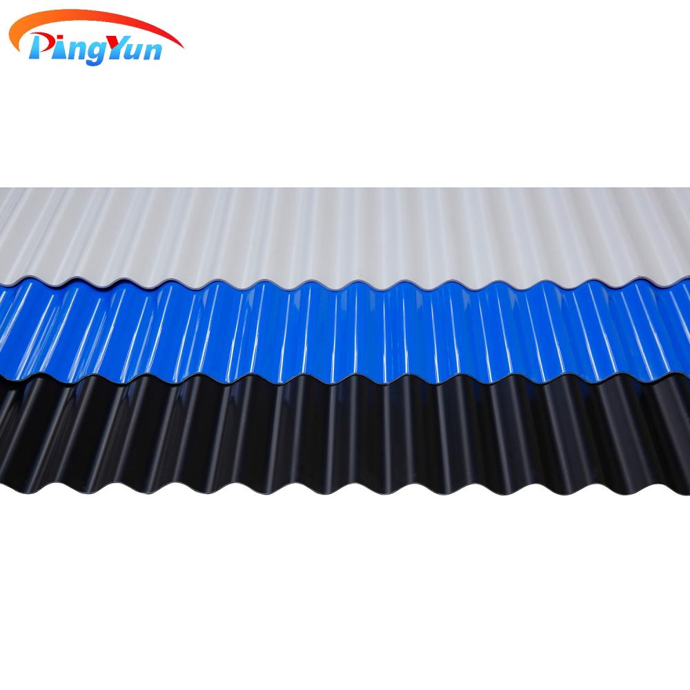 أرخص Samll Wave PVC Plastic Roof Tile South America ASA ASA UPVC for fatory