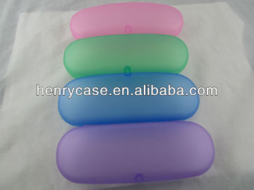 2014 transparent plastic glasses cases
