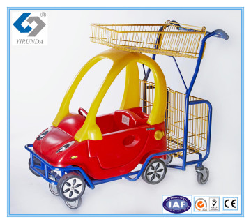 China Plastic kid shopping trolley cart