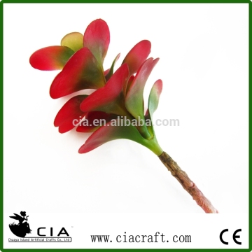 Wholeselling Red Faux Adenium Obesum Succulent Plant Pick for Wedding Decor