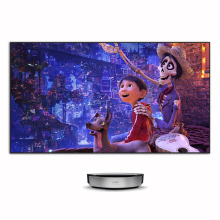 4K 100 Inch Fixed Frame UST ALR CLR Laser Projector Screen