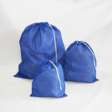 Large polyester sewing drawstring mesh net bags
