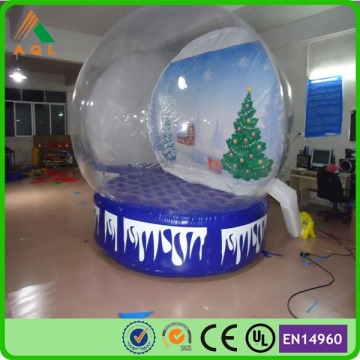 inflate snow globe christmas/ christmas snow globe/ christmas inflatable snow globe