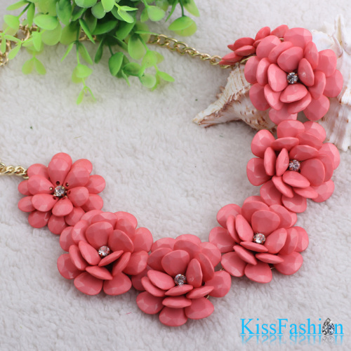 Pink Flower Shaped Girls Favorite Dresses in Summer China Wholesale Jewelry Dsplay