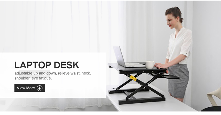 Built-In Keyboard Holder Variable Height Adjustable Table Gas Lift Adjustable Desk