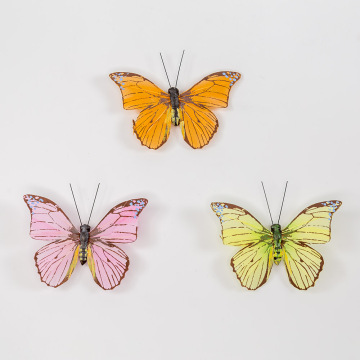 Decorações artesanais de borboletas