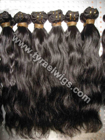 stock human hair wefts with fashion package