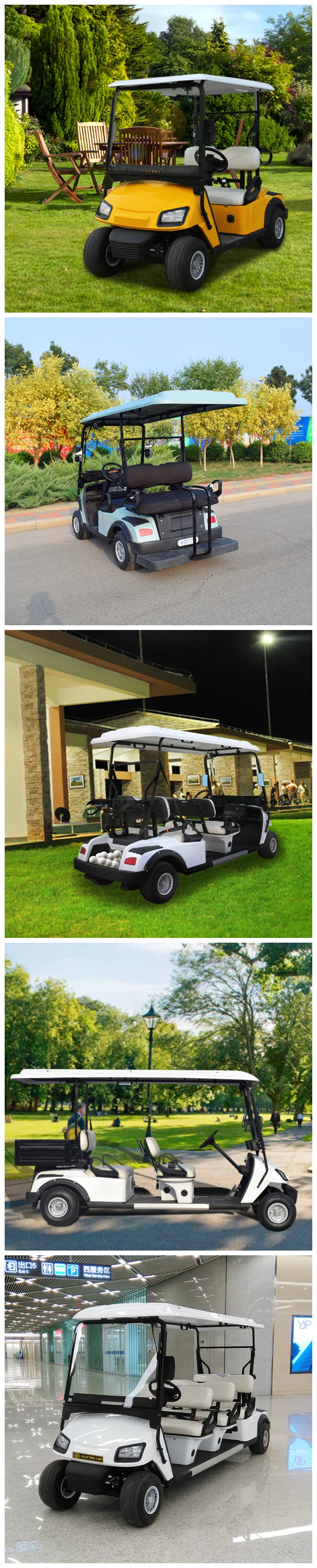 Ce Approved China Factory 6 Seater Electric Golf Cart New Model Gd6-L6