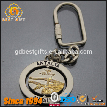 Cheap custom 3D rotating keychain for promotion