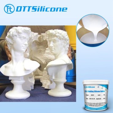 Silicone rubber /rtv silicone rubber for gypsum statues molds making