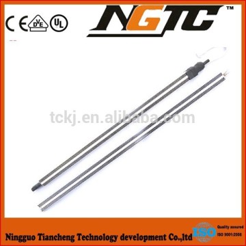 Customizable corrugated PTC ceramic heating element for air conditioner