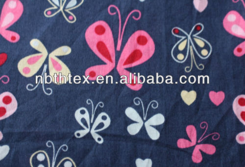 butterfly printed cotton fabric