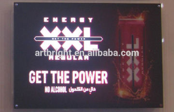 Advertising LED flashing light box