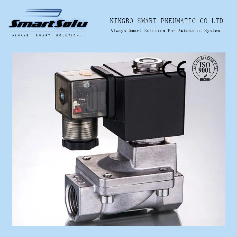 PU Polit Acting Narmally Closed Stainless Steel Matertial Solenoid Valves