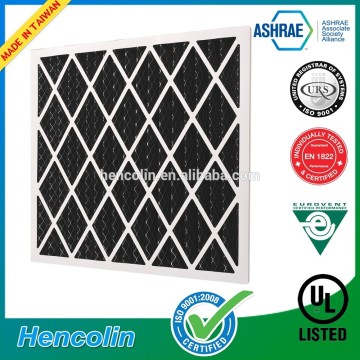 Carbon Pleated filter / polypropylene fibers filter / Ashrae filter