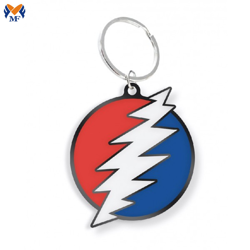 Bolt Enamel Keychain