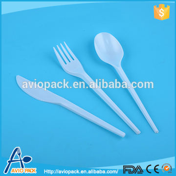 Portable disposable plastic travel flatware airline flatware