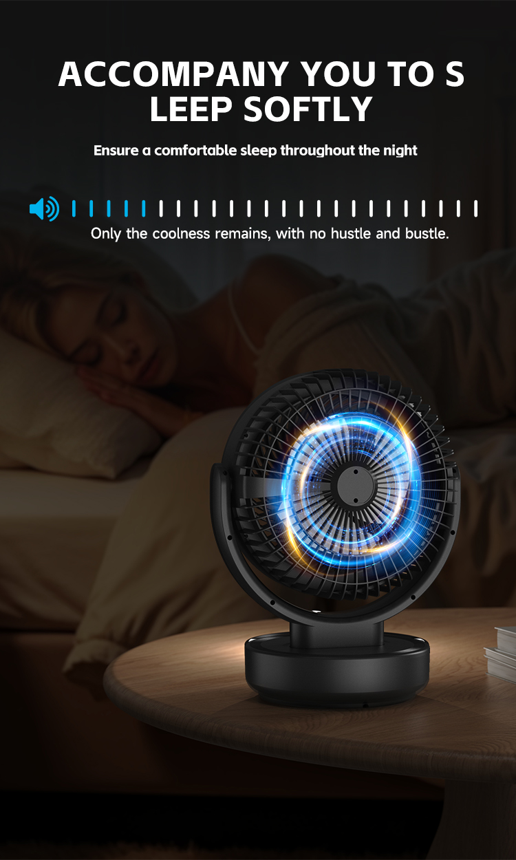 77-7643-5.5 Inch Rechargeable Table Fan with LED Light and Remote Control 77-7643-5.5 Inch Rechargeable Table Fan with LED Light and Remote Control