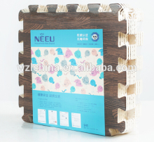Customized logo printing high quality shockproof eva puzzle mat