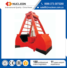 High Efficiency Double Rope Grab Bucket For Overhead Cranes 5t