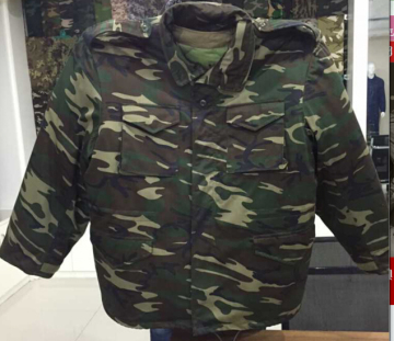 Woodland military combat M65 field jacket