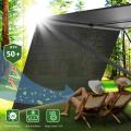 RV Awning Shade Screen Provides UV Protection