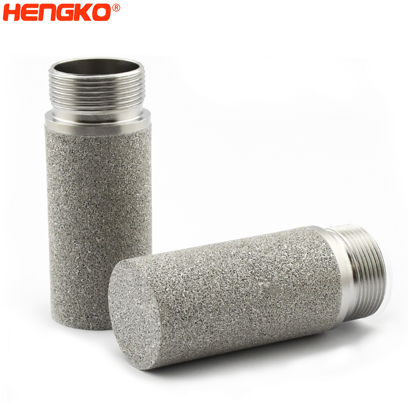 Digital Temperature and Humidity Sensor Housing Waterproof Dust Stainless Steel Sintered Protective Sensor Probe RHT10 20 30