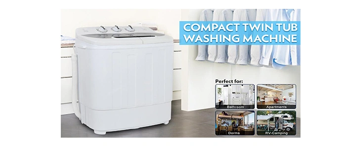 Smad 14-18kg Home Laundry Semi Automatic Twin Tub Washing Machine