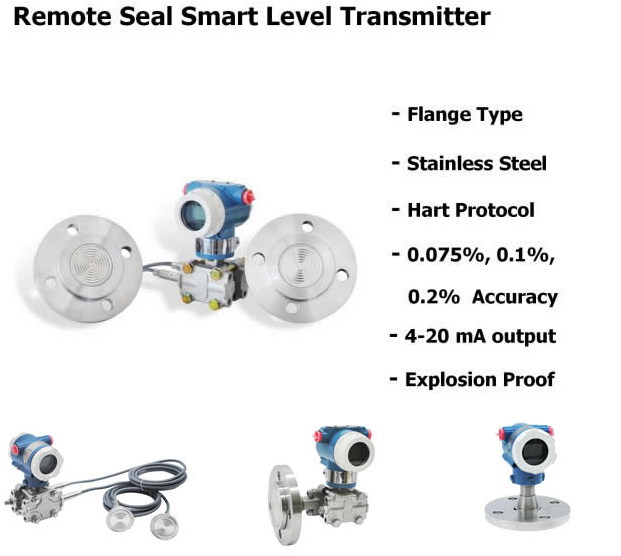 Flange or Tri clamp Type Differential Pressure Transmitter Diaphragm Seal