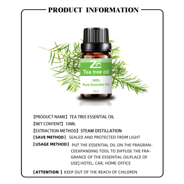 Pure Natural Tea Tree Oil For Skincare Hair Growth