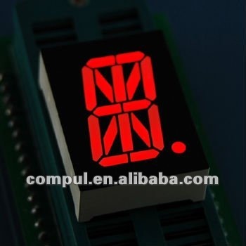 0.8-inch Ultra-bright Red Alphanumeric LED Display