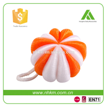 Works great with shower gels orange style mesh pouf bath sponge for shower sponge