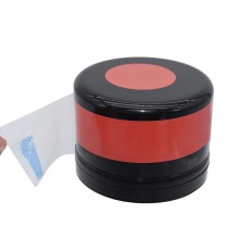 Black Plastic Neck Roll Paper Dispenser with Suction Cup Base