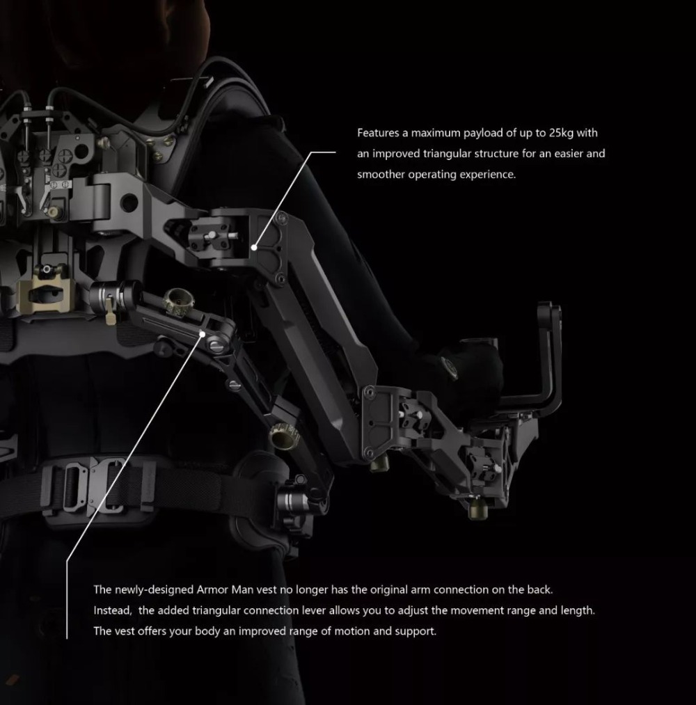 TILTA Tiltamax ARM-T03 Armor Man 3.0 Gimbal Support System For ARRI RED Camera DJI RONIN 2 3-Axis Gimal Stabilizer steadycam