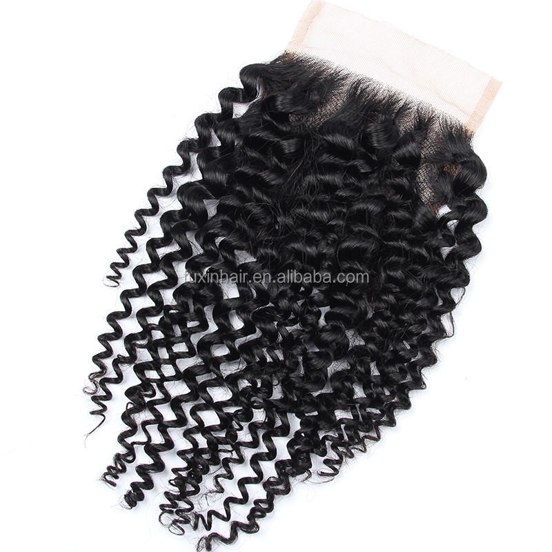 brazilian 4*4 human hair transparent swiss lace closure silk free middle 3 part