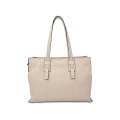 Structured Vegetable Tanned Leather Blush Everyday Tote