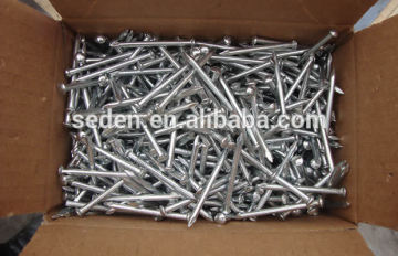 Galvanized concrete nails polish common nail