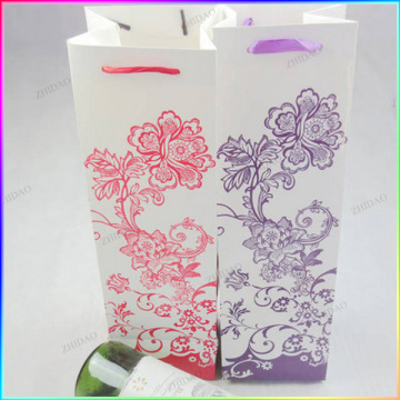 wholesale paper wine bags, recycled wine package bag