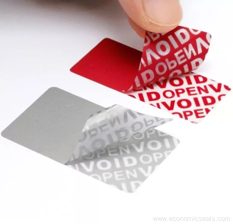 Customized adhesive anti-counterfeit Void sticker