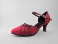 Zapatillas de salón chicas rojas IA