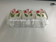 acrylic/ps spice rack set/spice jar set