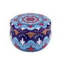 Custom Round Decorative Tinplate Wax Candle