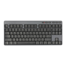 Customizable 87-Key White LED Wired Gaming Mechanical Keyboard with Cherry Switch and Type-C Interface