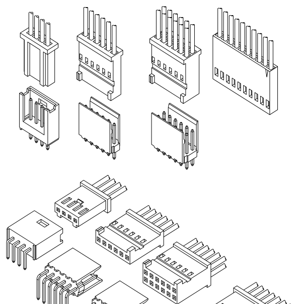 2549 Siri 2.54mm Pitch Wire To Board Connectors