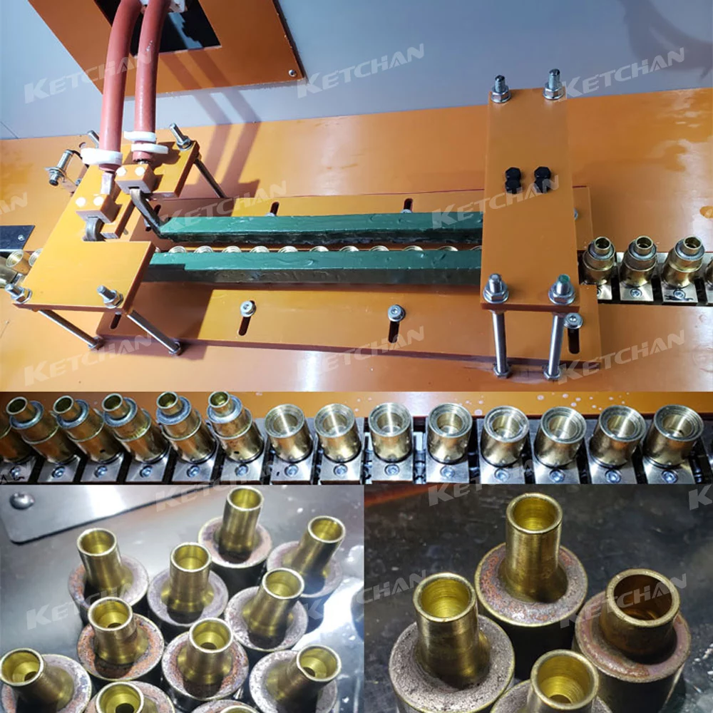 HVAC Induction Brazing Machine application 3 jpg KETCHAN Induction HVAC Induction Brazing Machine