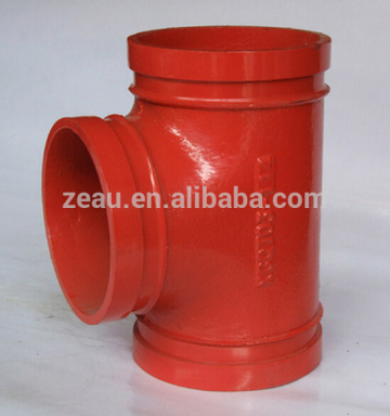 Grooved equal tee grooved fittings