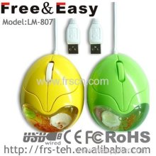 Optical Liquid Round Oil Egg Mouse?