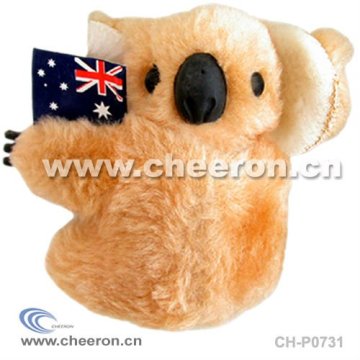 Plush Koala Toy, Cute Plush Clip, Mini Clip Animal
