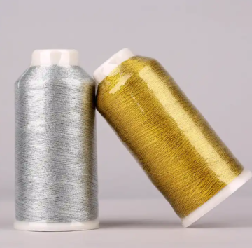 Custom silver Metallic thread