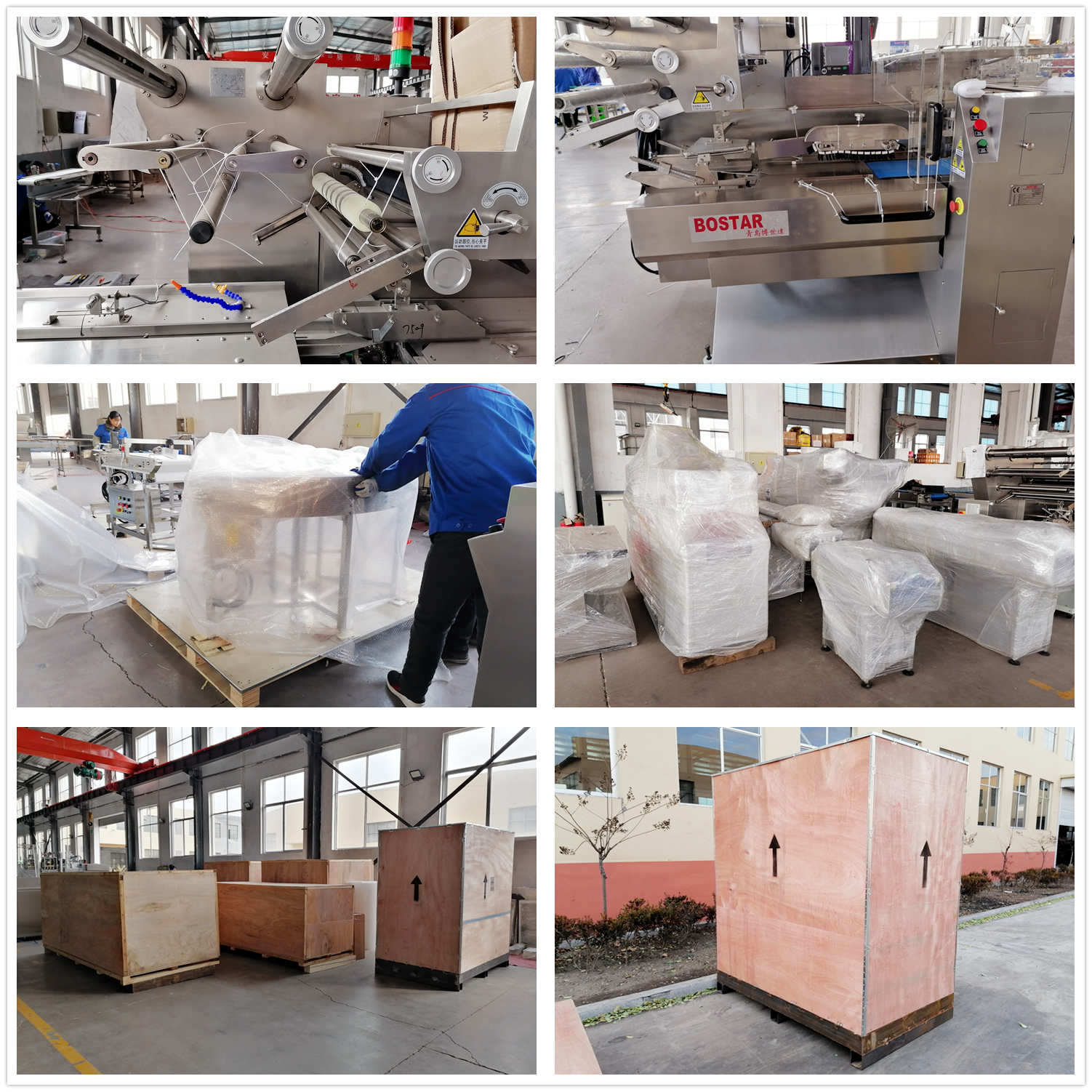 packing process of burger packaging machinery